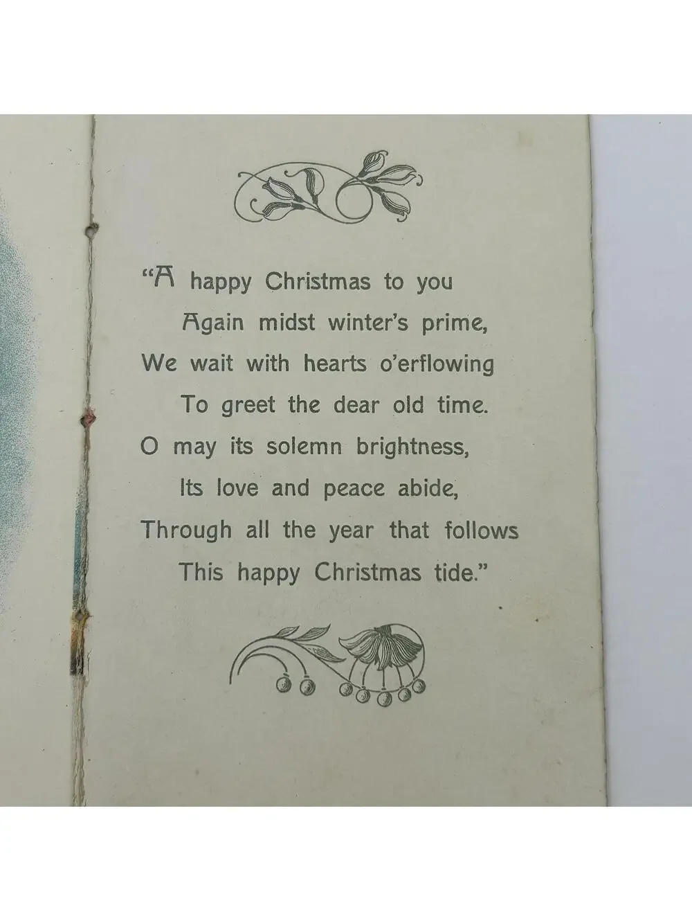 Antique Christmas Bells in the Steeples Eben Rexford David C Cook Booklet 1900s